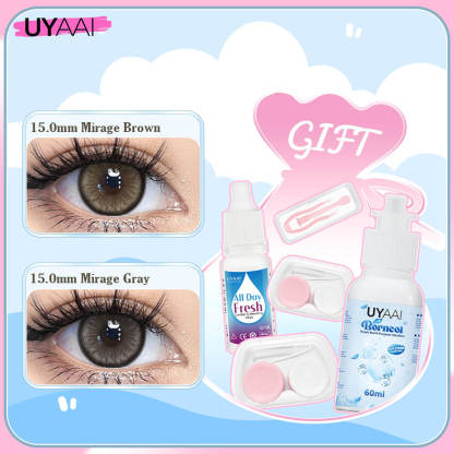 [ Buy 2 Get 5 Gifts] UYAAI 14.0-14.5MM Contact Lens Combo Set